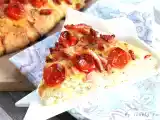 Receta Focaccia de tomates cherry y bacon
