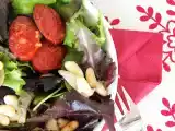 Receta Ensalada de chorizo y judías con vinagreta