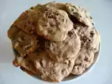 Receta Choc chip cookies o galletas con trocitos de chocolate.