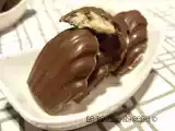 Receta Bombones rellenos de chocolate blanco y crocanti de almendras
