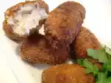 Receta Croquetas de pollo, hierbabuena y caldo casero