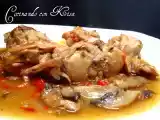 Receta Conejo al azafrán en salsa (fussioncook)