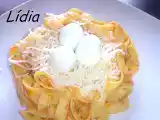 Receta Nidos de pasta con huevos de codorniz