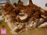Receta Corvina con hongos al horno