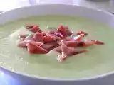 Receta Crema de calabacín con virutas de jamón