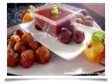 Receta Mini bollos pelones de plátano y cazón con confitura de ají dulce margariteño