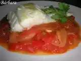 Receta Bacalao confitado, con pimientos rojos