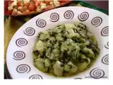 Receta Gnoquis con salsa pesto.