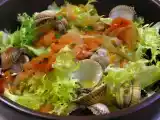 Receta Ensalada tibia con berberechos