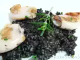 Receta Arroz negro con chipirones