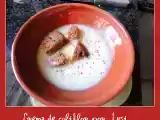 Receta Crema de coliflor al ajo asado
