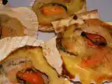 Receta Mejillones con gambas en concha de vieira en tan solo 3 pasos