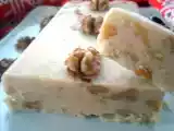 Receta Turrón de nata con nueces