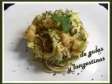 Receta Revuelto de gulas y langostinos