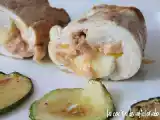 Receta Rollito de pollo relleno de queso y foie