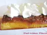 Receta Flan de queso con castañas en almibar