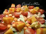 Receta Ensalada de mango con vinagre de frambuesa
