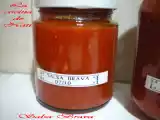 Receta Salsa brava, tomate frito y tomate tamizado.