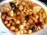Receta Garbanzos con costilla al chimichurri (fussioncook)