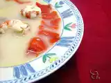 Receta Sopa de espárragos y gambas