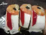 Receta Rollitos de ensaladilla con langostinos