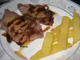 Receta Presa ibérica con foie de pato y reducción de pedro ximénez