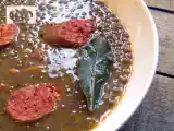 Receta Receta de lentejas estofadas con chorizo
