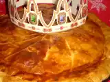 Receta Galleta de reyes a la crema de almendras