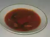 Receta Sopa de tomate y mejillones
