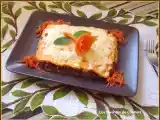 Receta Lasaña de lentejas con bechamel de zanahoria