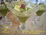 Receta Crema de kiwi y manzana.