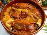 Receta Arroz con cangrejos