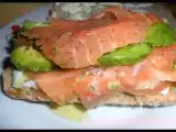 Receta Bocadillo completo de salmon al eneldo