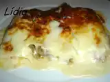 Receta Canelones de berenjenas y setas (canelons d'alberginia i bolets)