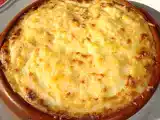 Receta Puré de patatas con verdura gratinado