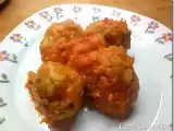 Receta Albóndigas con zanahoria en salsa de tomate (thermomix)