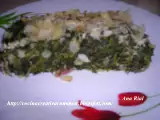 Receta Pastel de espinacas con almendras