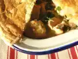 Receta Pie de pollo y champiñones