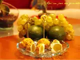 Receta Bocaditos de uvas y queso