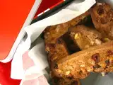 Receta Biscotti de arándanos y pistacho