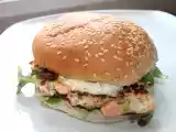 Receta Hamburguesa de salmón con salsa tartara