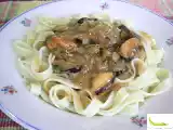Receta Tagliatelle con mejillones a la marinera