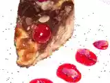 Receta Pudin de pan, manzana, almendra y chocolate