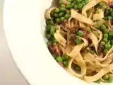 Receta Pasta con guisantes, pasta e piselli
