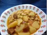 Receta Guiso de garbanzos con chorizo