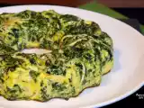 Receta Pastel de espinacas, gulas y gambas
