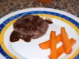 Receta Hamburguesa de retinto con salsa de cacao