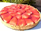 Receta Tarta de fresas light
