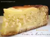 Receta Bizcocho con crema de mandarinas