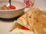 Receta Crêpes rellenos de verduras asadas
